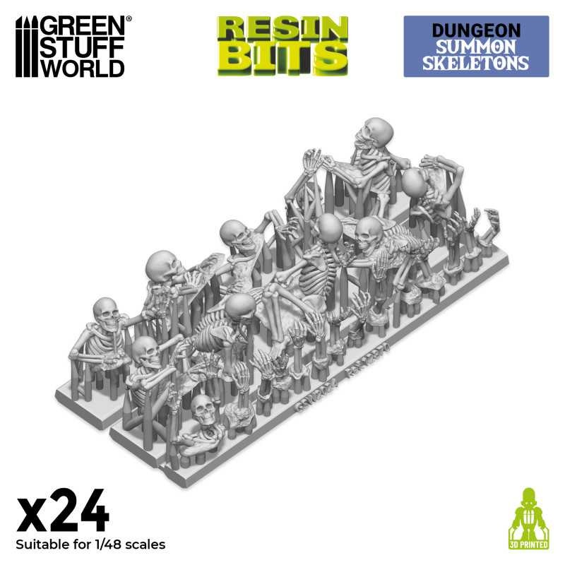 3D Printed – Skulls & Bones – Summon Skeletons 1:48