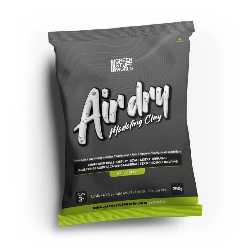 Air Dry Modelling Foam Clay 250gr Grey