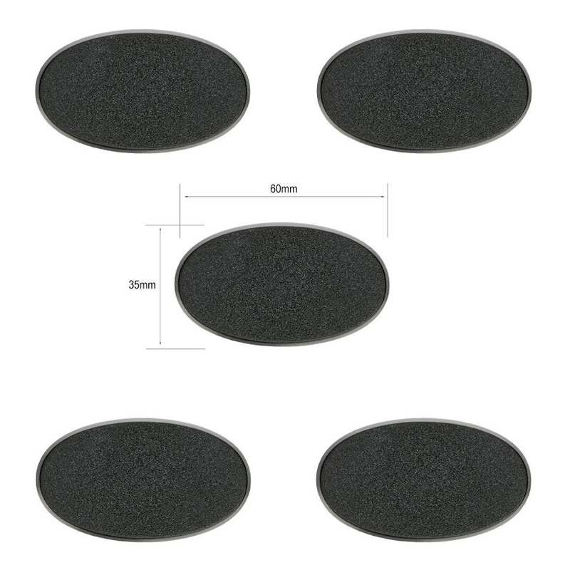 60x35mm Oval Bases (5) D.O.