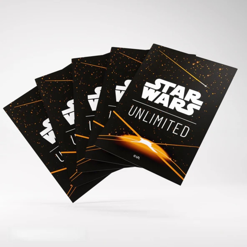 Star Wars: Unlimited Art Sleeves – Card Back Orange